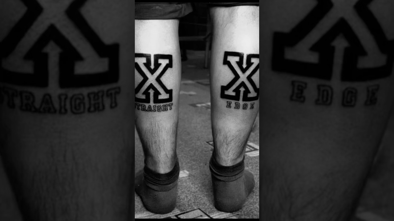 Значение тату ХХХ! Что значит Straight edge и могут ли спросить?