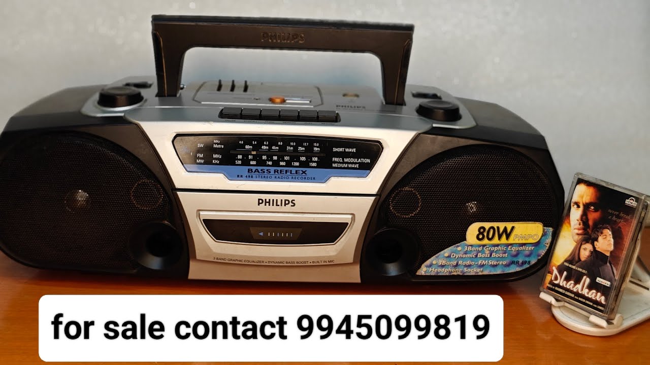 PHILIPS RR -498 SOLD OUT  CONTACT 9945099819 #ameentech #boombox #radio #90s 