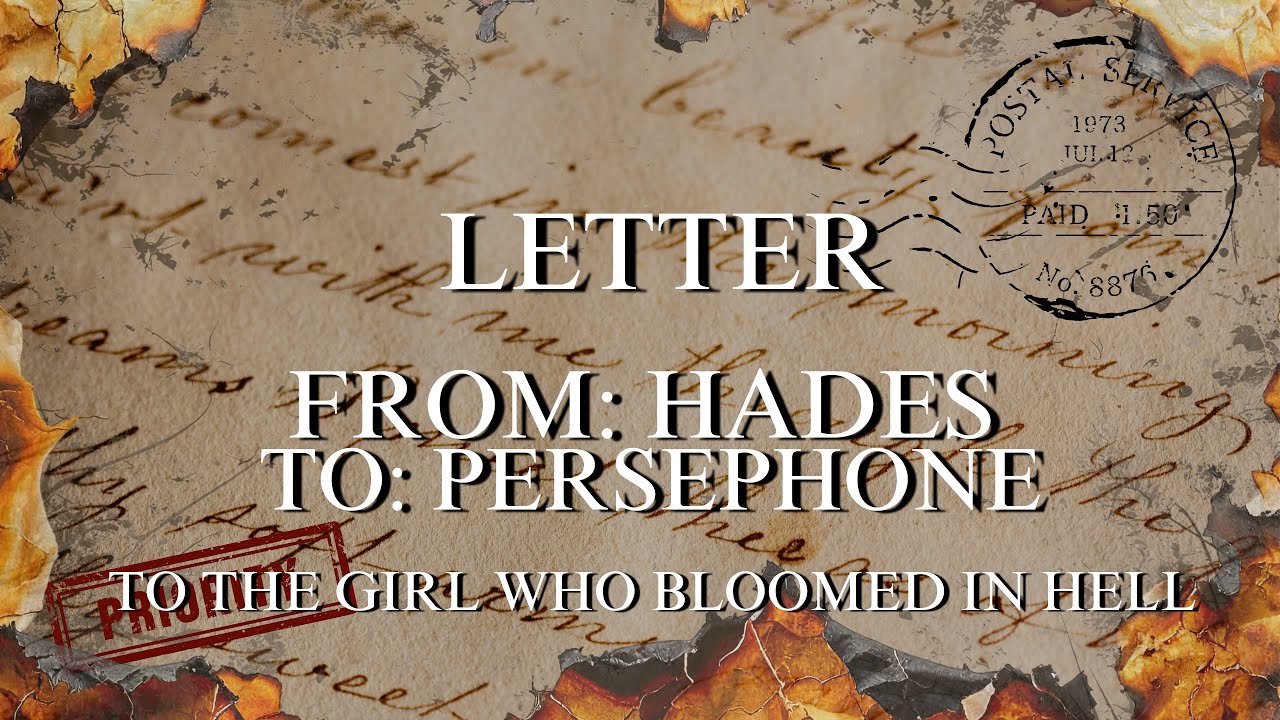 A Letter from Hades to Persephone | A Devoted, Dark Mythological Love Monologue