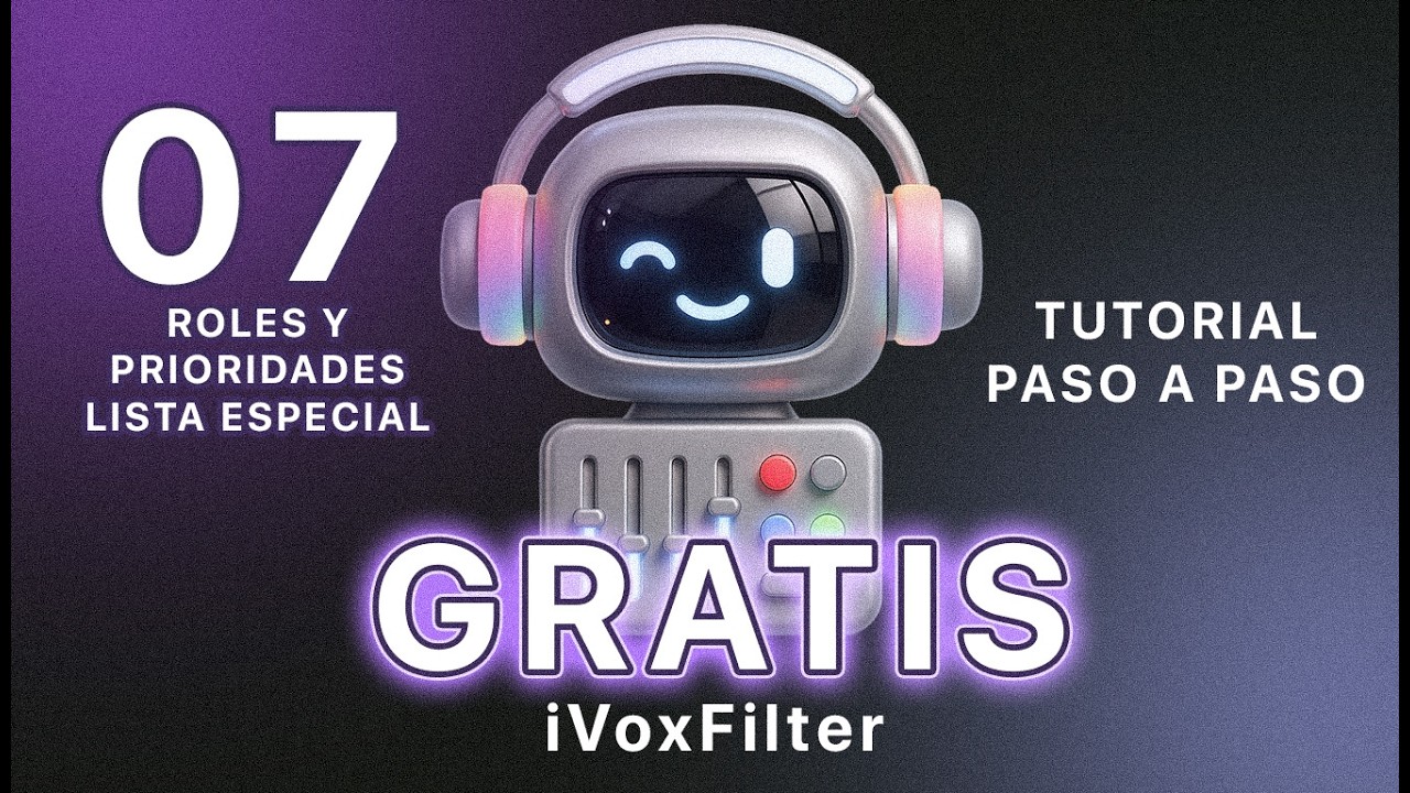 07 Configurar Roles y Prioridades en iVoxFilter chat bot de voz para Tiktok Live