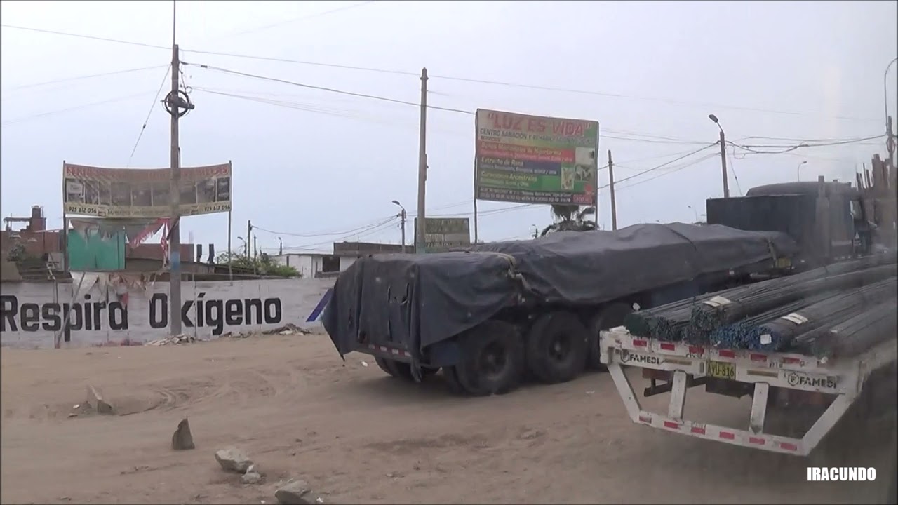 Viajando en la empresa de transportes la 41 por Ventanilla -Pachacútec llegando a su paradero final.