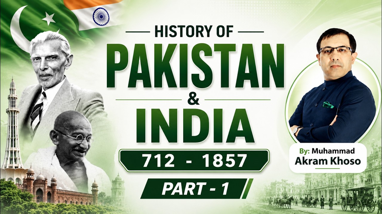 History of Pakistan and India from 712 to 1857 | Indo-Pak History | Part One | by Muhammad Akram