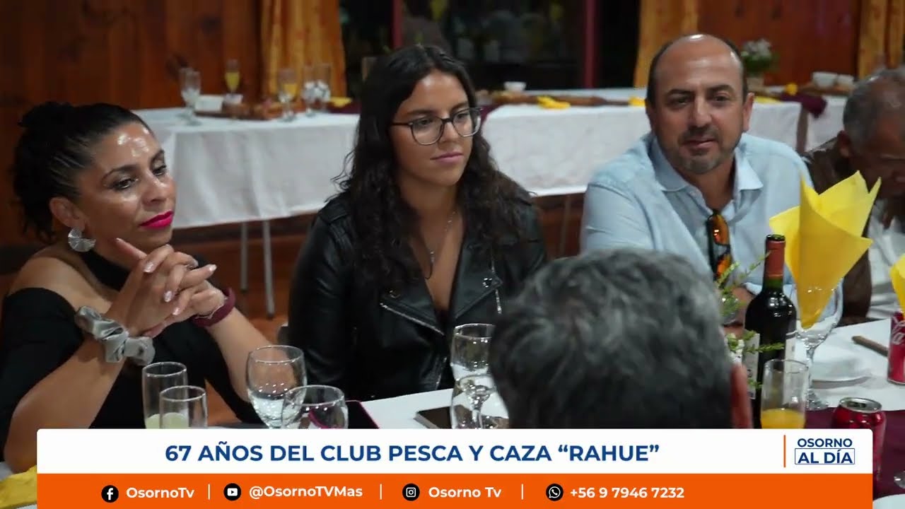 EL CLUB DE PESCA Y CAZA RAHUE CELEBRA 67 AÑOS JUNTO A AUTORIDADES Y COMUNIDAD