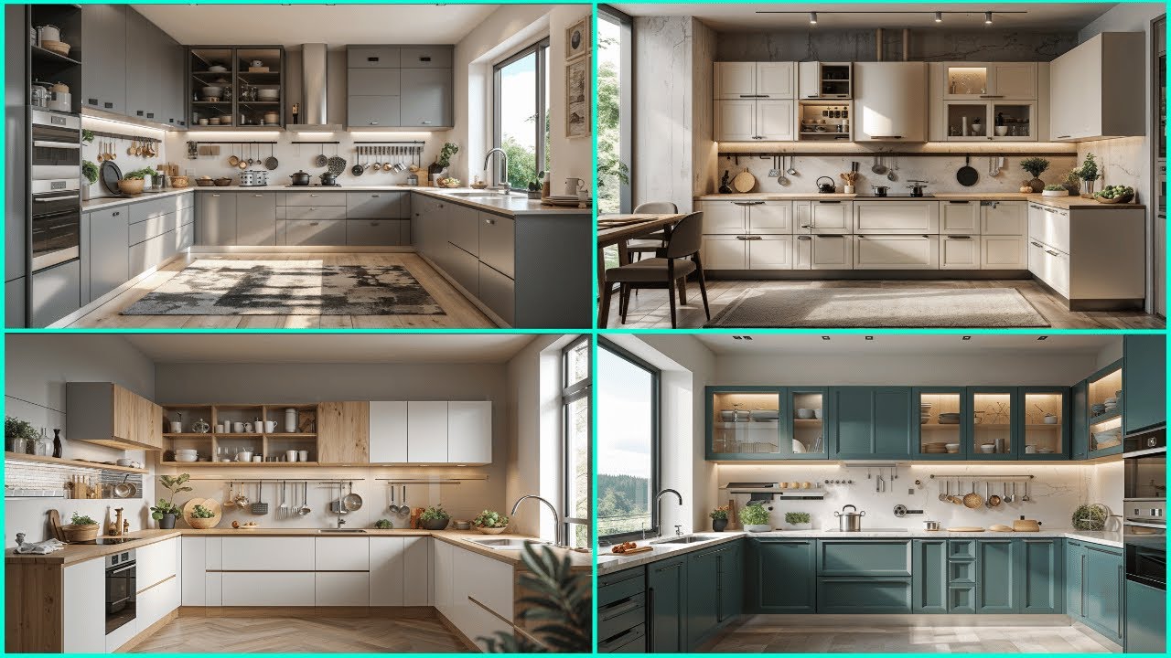 300+ Modular Kitchen Designs Open Kitchen Cabinet Colour Combination | Modern Home Interior Kitchen