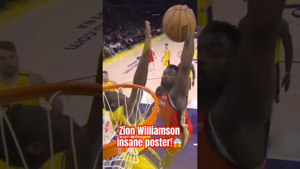 Zion Williamson destroyed the Lakers on this play! 😱 #zionwilliamson #nbahighlights #dunk #nba