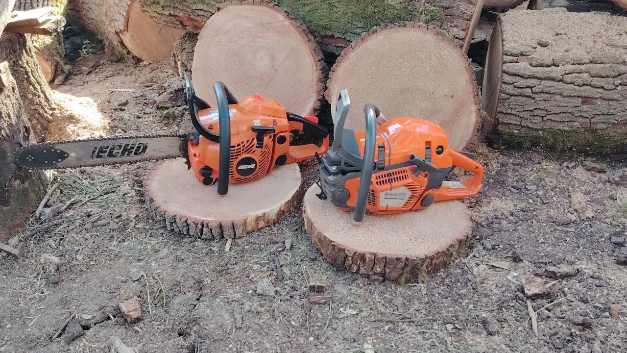 HUSQVARNA 545 Mark ll - 3,6 cp-50 cc vs ECHO cs 450-2,6 cp-45 cc.