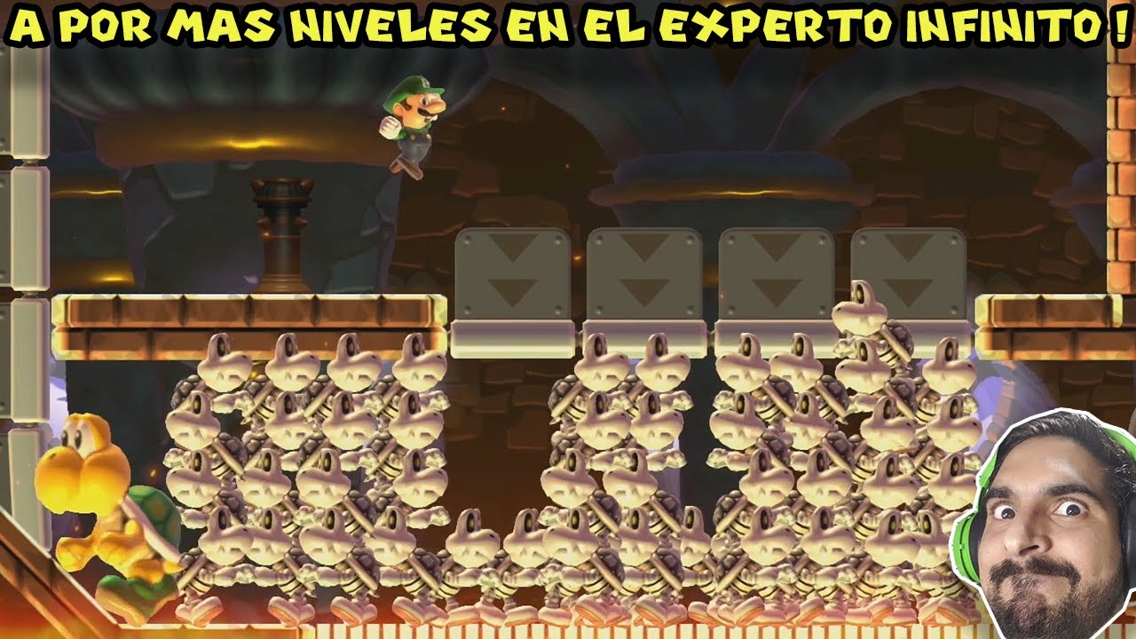A POR MAS NIVELES EN EL EXPERTO INFINITO !! - Super Mario Maker 2 con Pepe el Mago