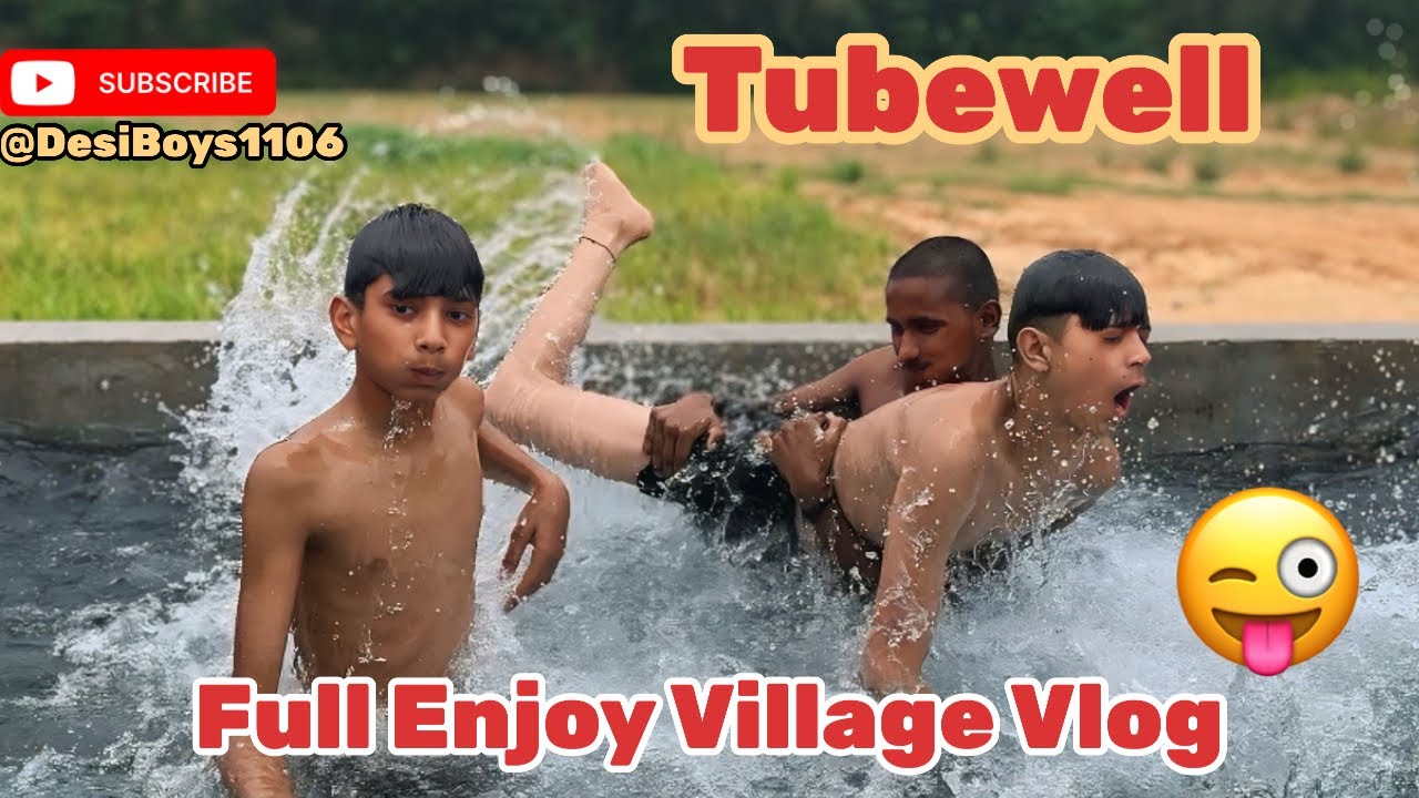 Tubewell Full Enjoy Village Life Vlog 😜 || New Vlog || Desiboys1106 || Altaf Kassar
