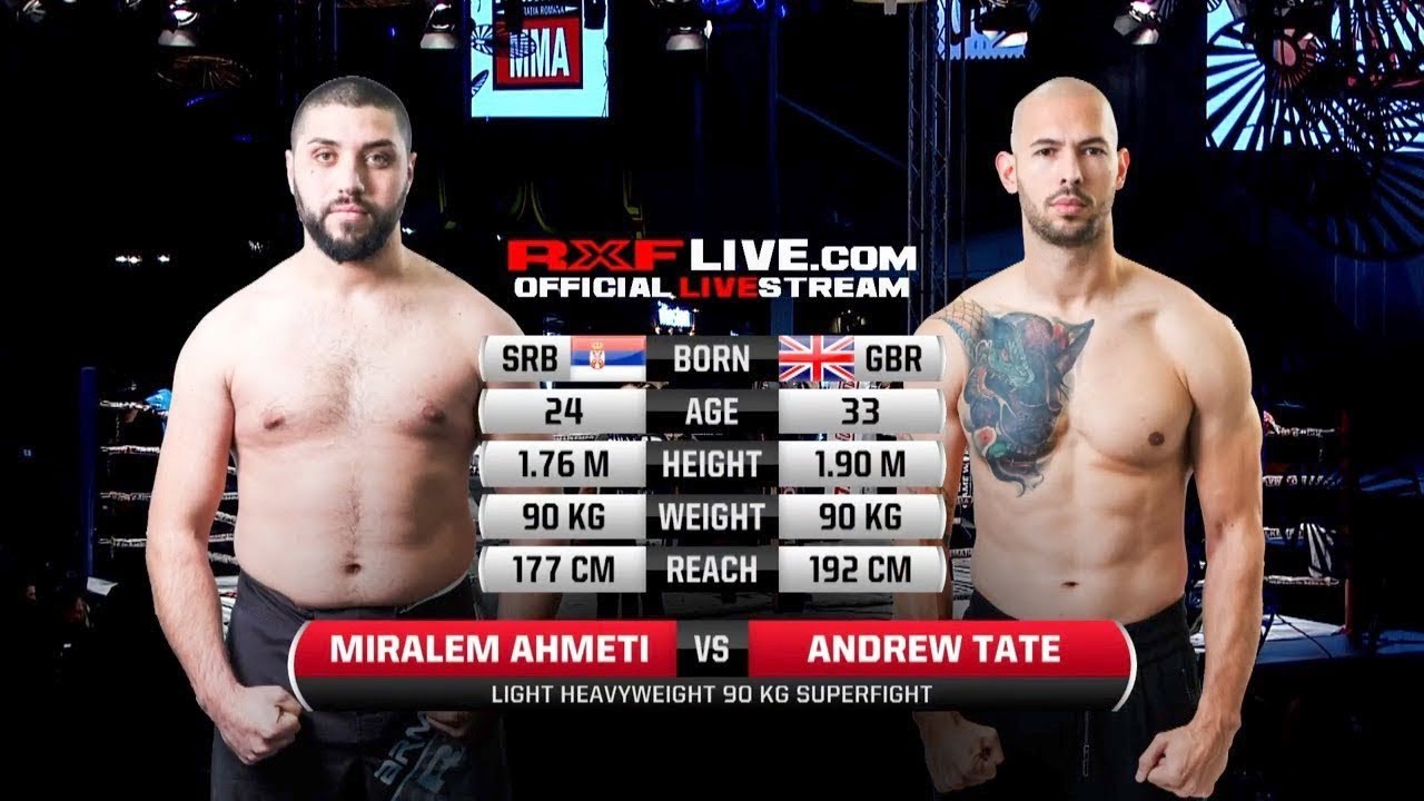 RXF: Andrew Tate vs Miralem Ahmeti, FULL FIGHT