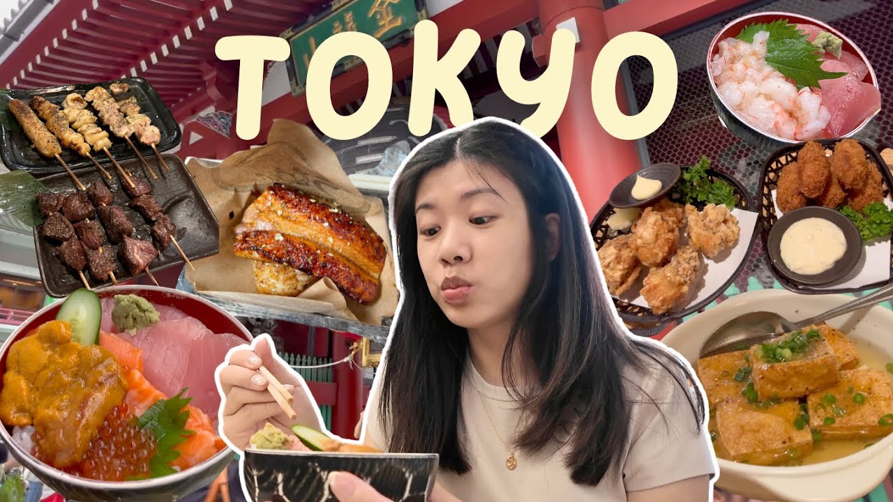 WHAT I EAT IN A DAY in 🇯🇵 Tokyo, Japan! 🍣🍢🍵🍙