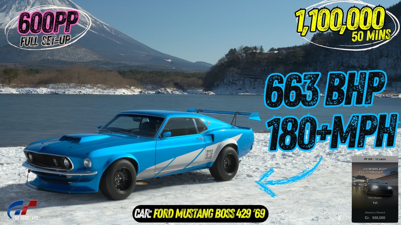 GT7 Easy Money! 💰 600PP Mustang Boss 429 ’69 – 195MPH Beast for Fast Credits!