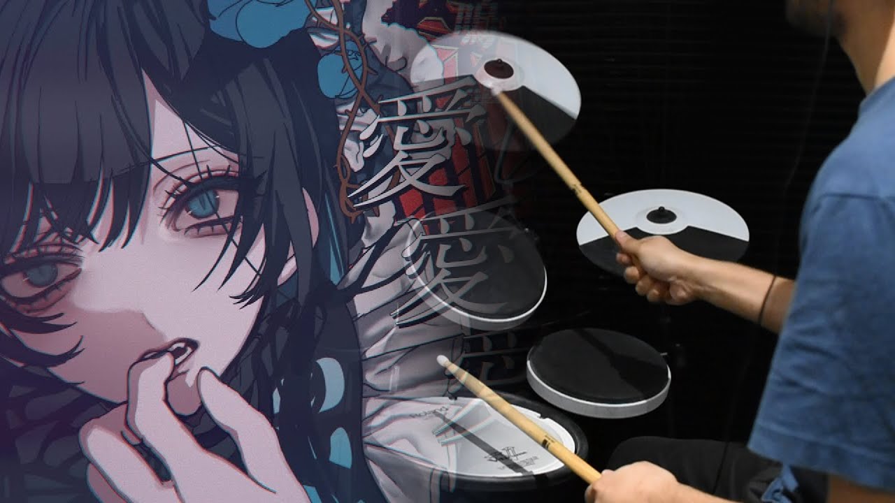 【Aishite Aishite Aishite (愛して愛して愛して)】by Ado - Drum Cover