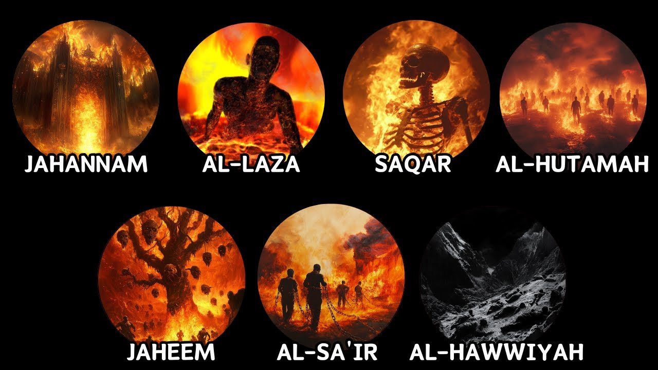 Every Level of Hell in Islam Explained in 10 Minutes