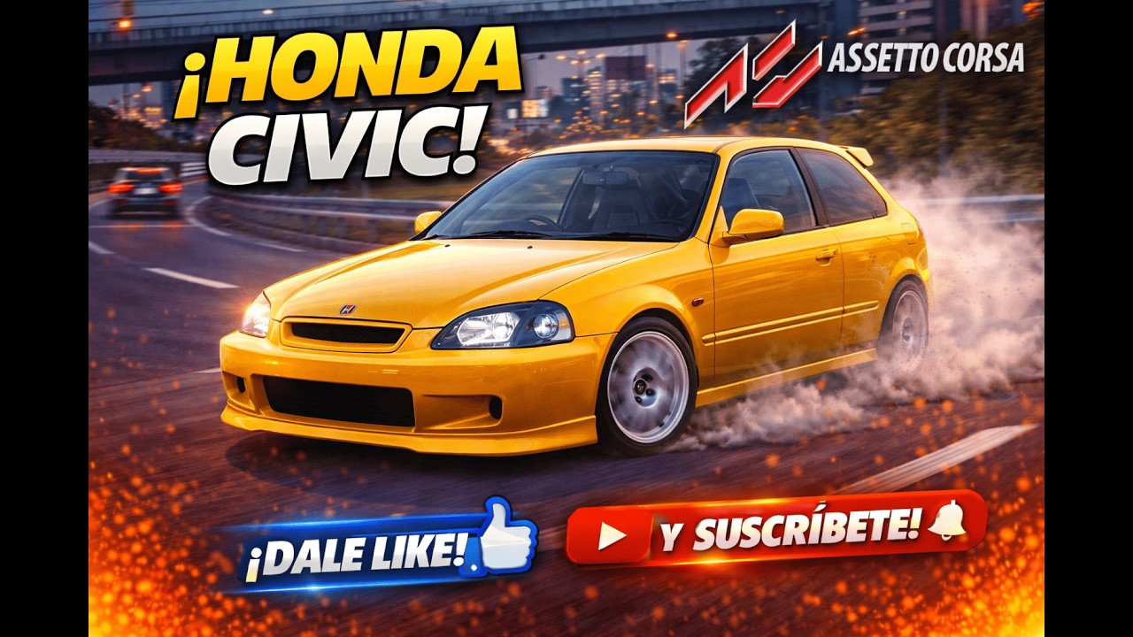 Assetto Corsa | Honda Civic en Japón con T300 y TH8S