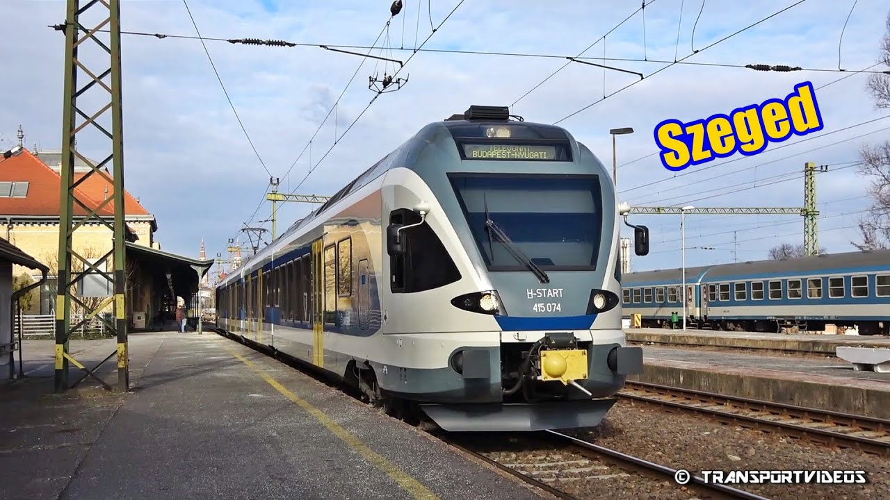 2021.02.14. - Televonat Stadler FLIRT motorvonattal (415 074) Szegeden