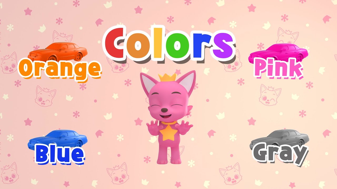 🎨 Learn colors with Vehicle : Car 🚘 | Surprise Box | Hogi & Pinkfong Colors for kids