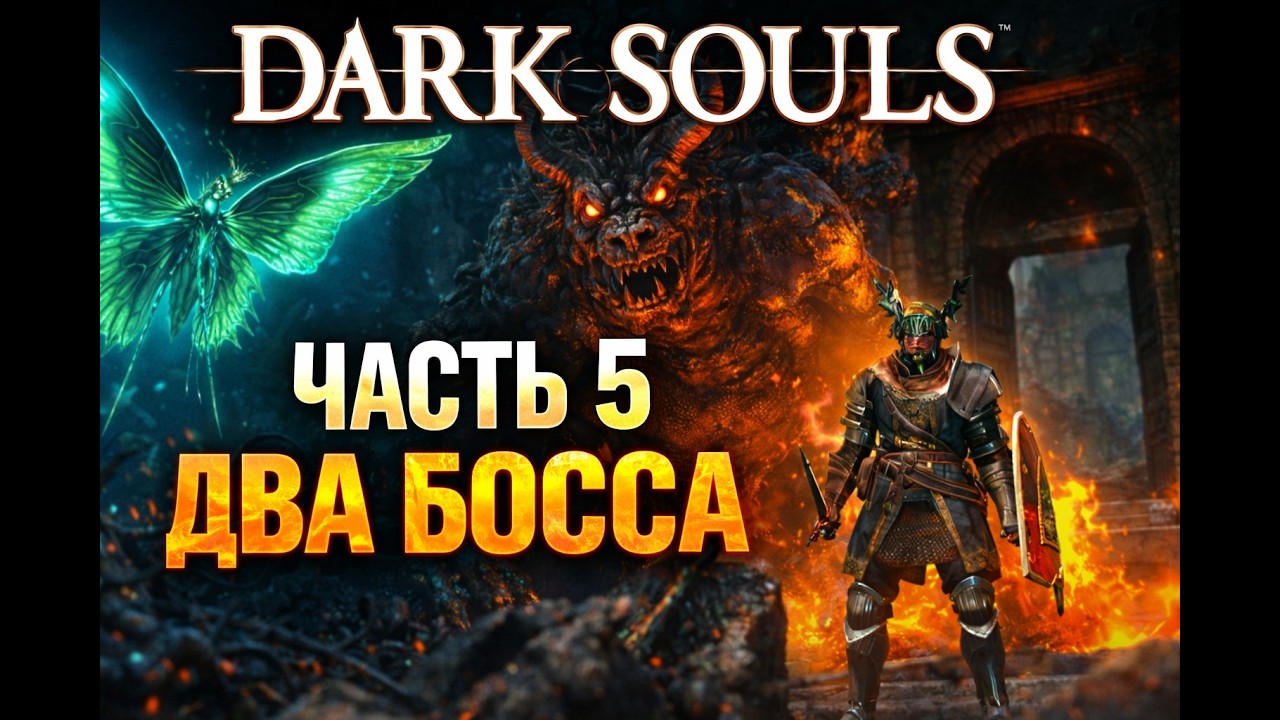 Dark Souls Remastered | Убил Лунную Бабочку + Полная зачистка Северного Прибежища | Часть 5