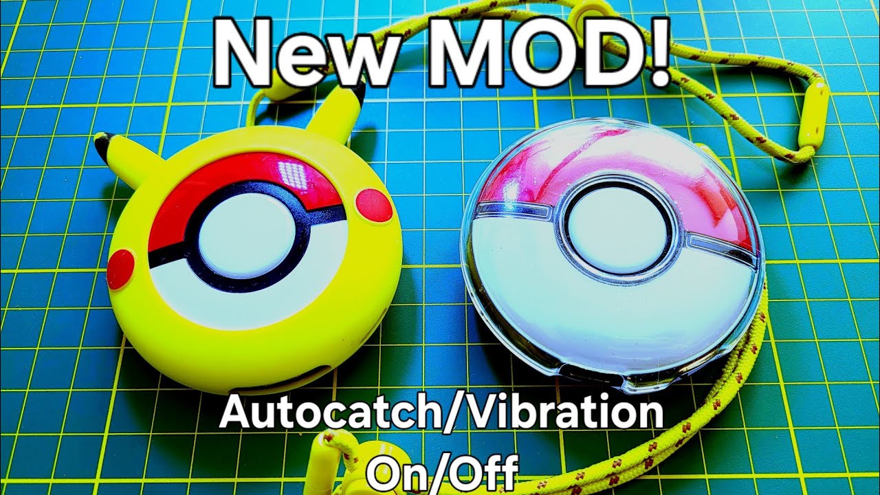 Pokémon GO Plus+ MOD (переключение автопоимки/вибрации)