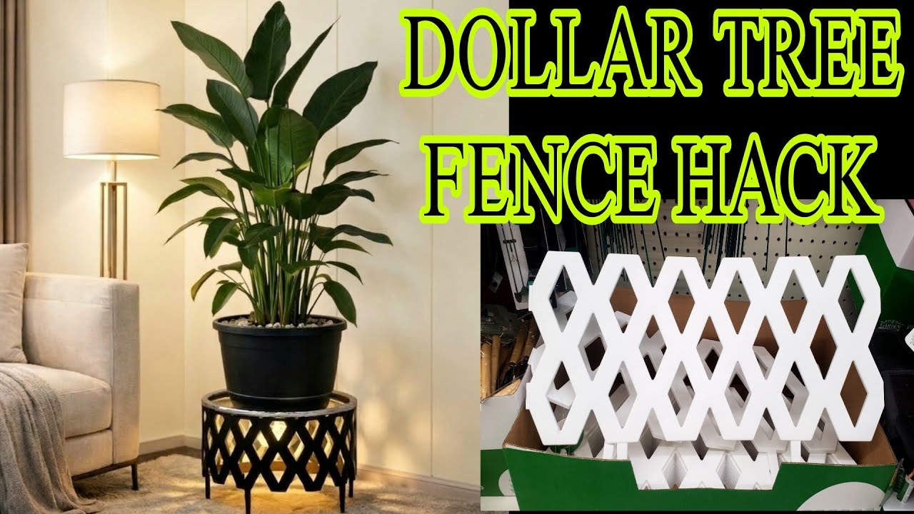Посмотрите, что я сделала с садовым забором из магазина Dollar Tree! | Craft Angel