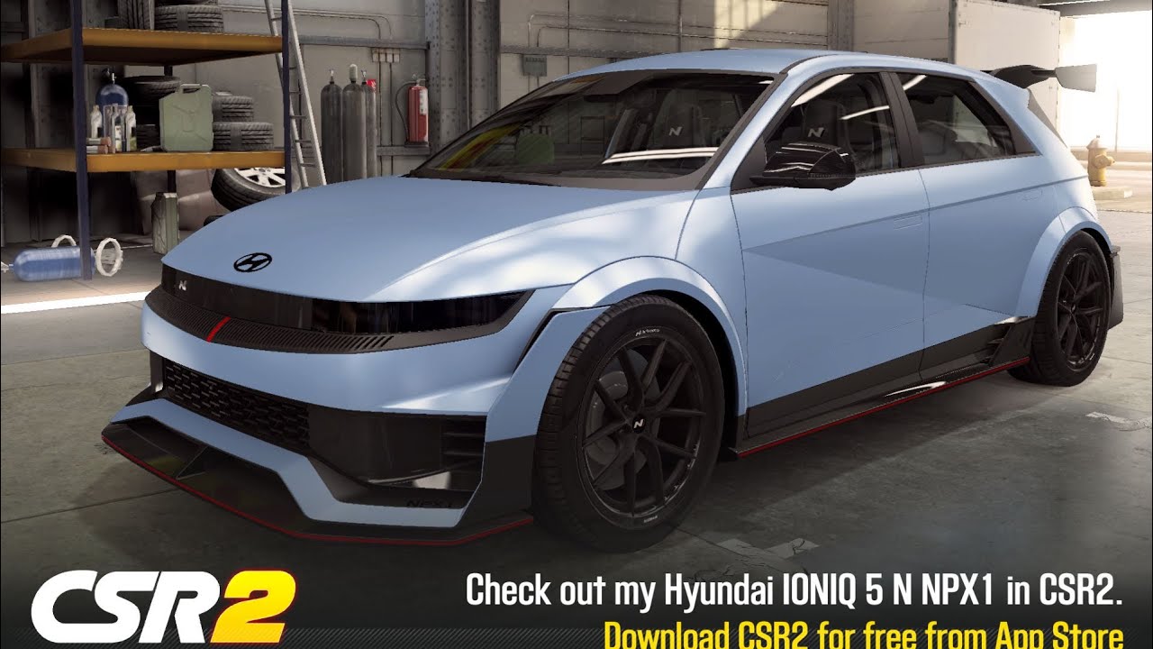 【CSR2】Hyundai IONIQ 5 N NPX1 ,  special thanks for Shift and tune eLGeZoOo time 9.63x