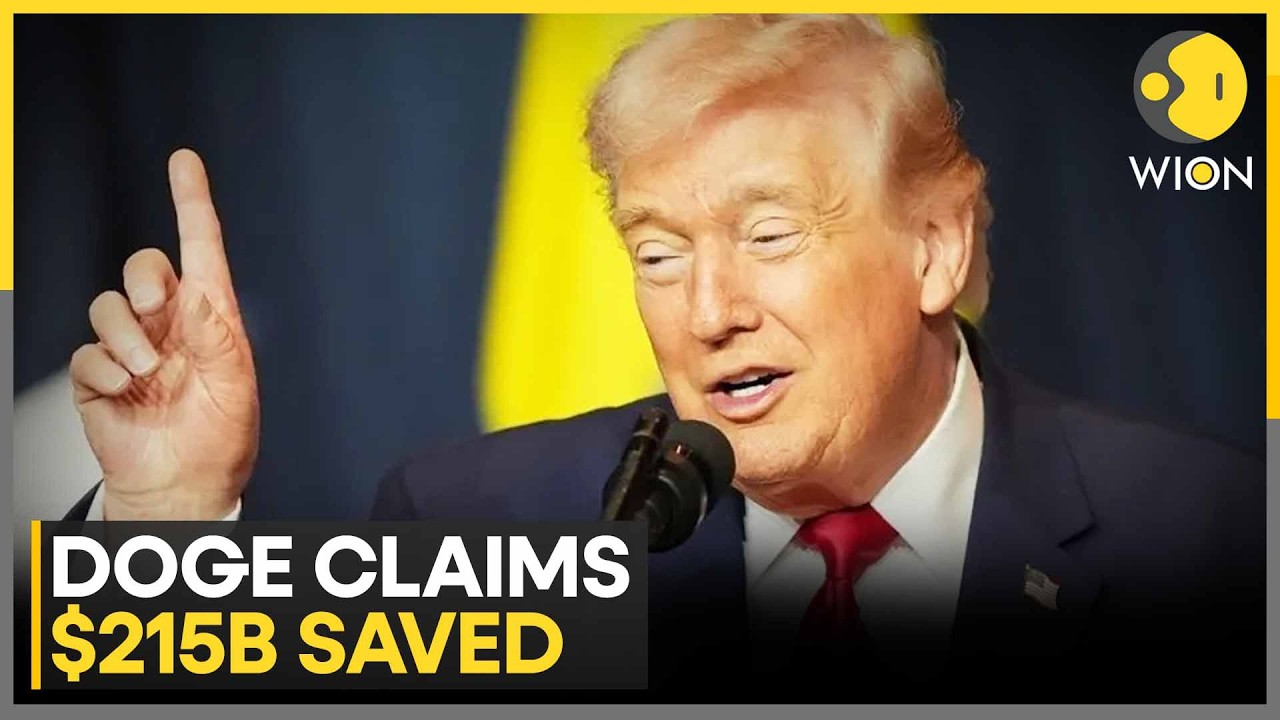 US-Iran War: DOGE Claims $215 Billion in Savings as Trump Faces Scrutiny Over Iran War Costs | WION