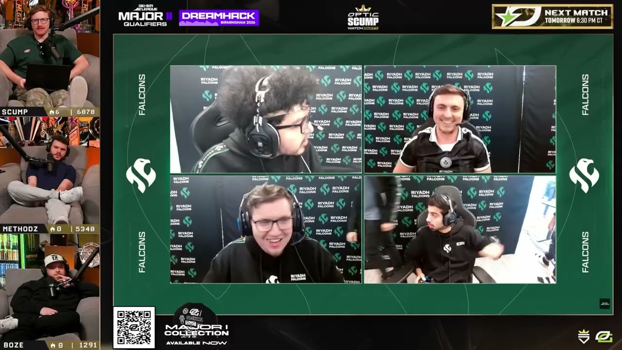 SCUMP METHODZ & BOZE REACT TO FALCONS DOMINATING FAZE