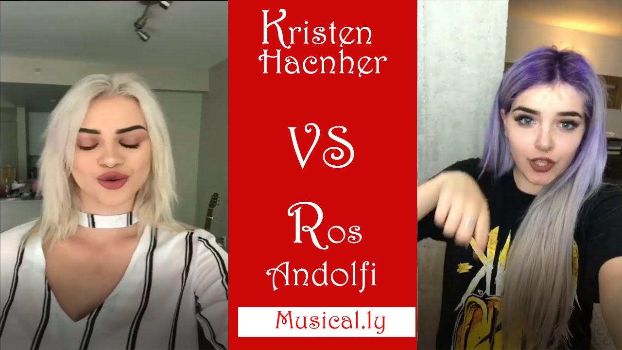 😘Kristen Hancher VS Ros Andolfi (Ros4lba) musical.ly Compilation | Top Musers 2017
