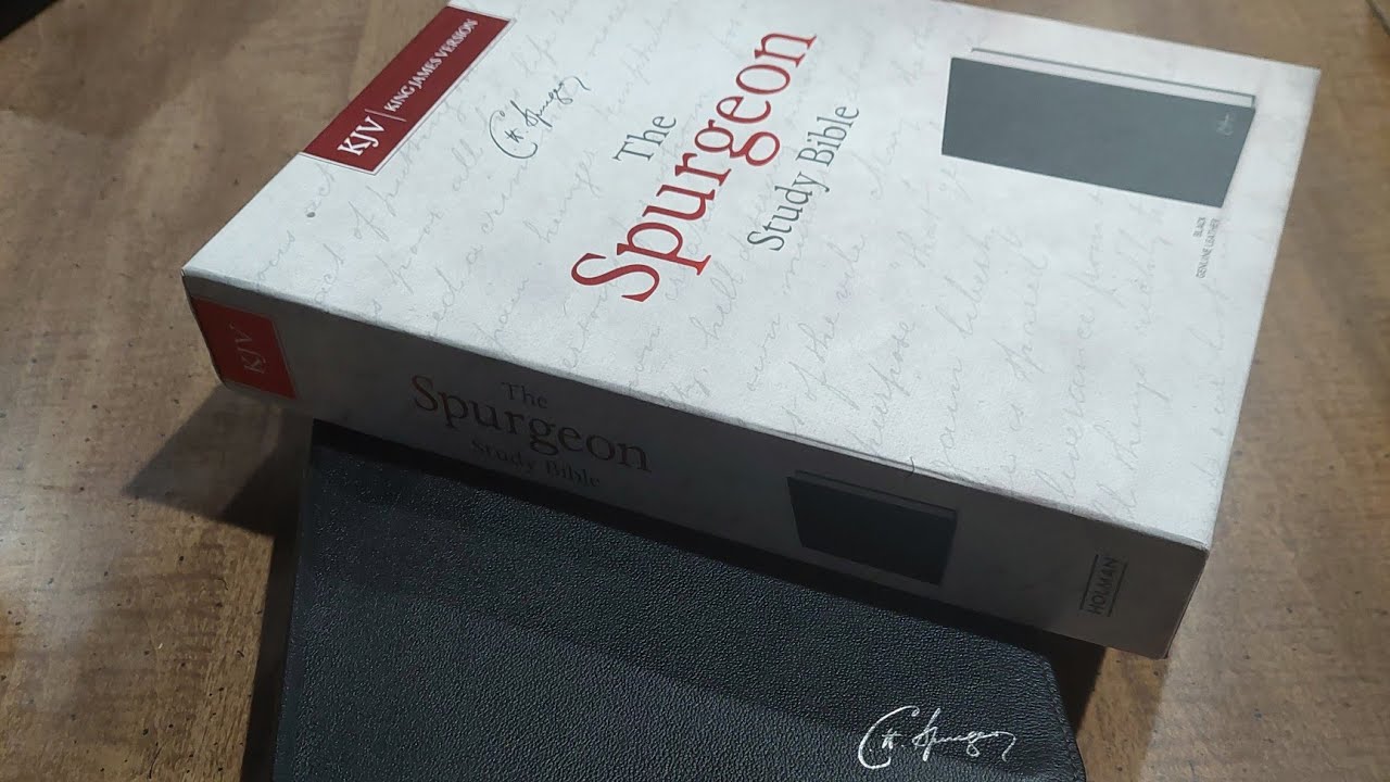 KJV Spurgeon Study Bible!!! Let's Go!!!