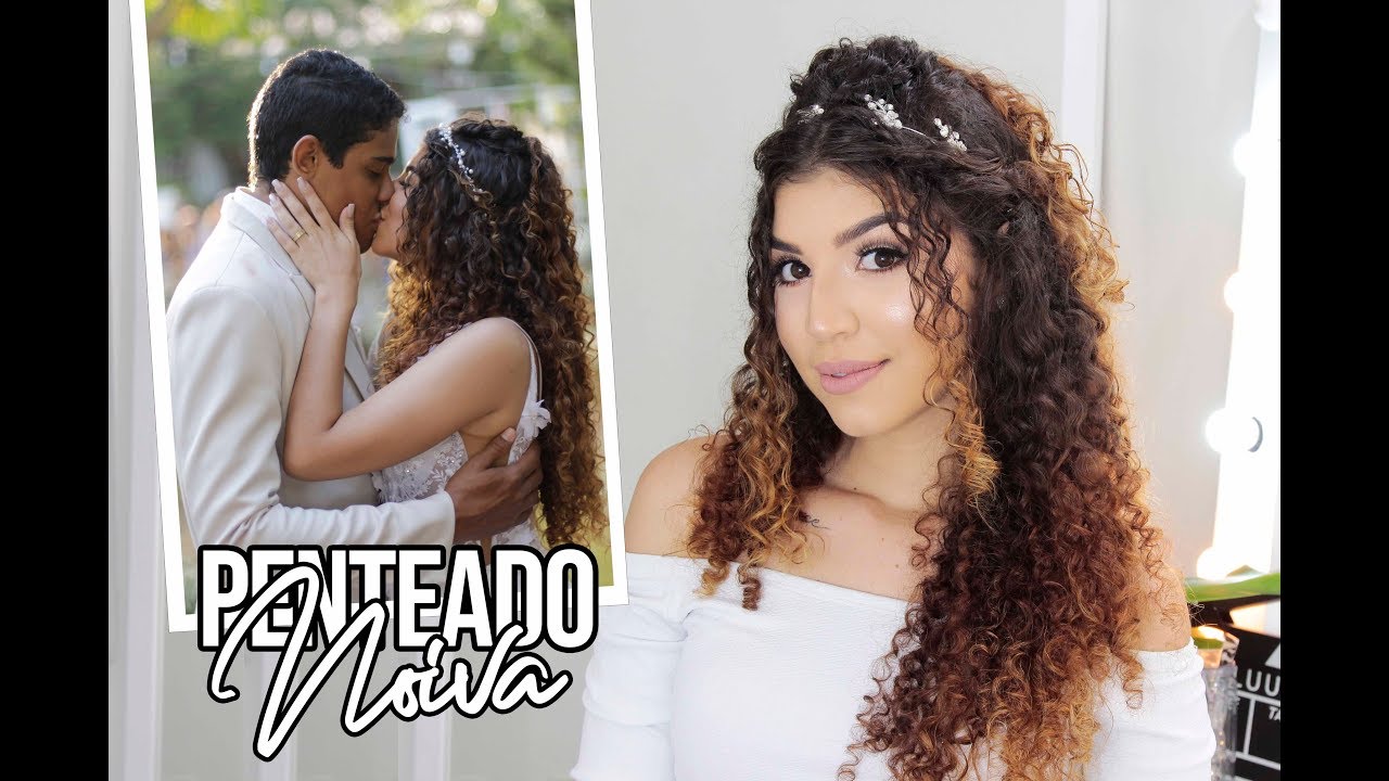 PENTEADO NOIVA (Cabelo Cacheado) por Jessica Melo