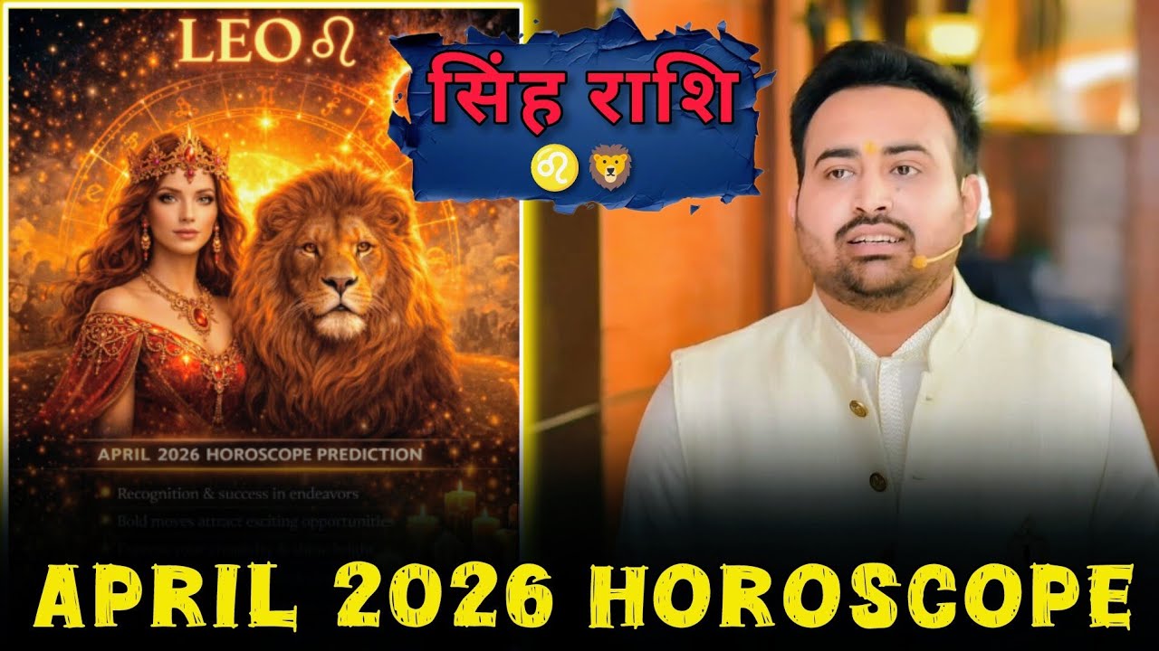 सिंह ♌🦁 April 2026: Leo Moon Sign Horoscope Prediction - Explained by Arun Pandit Ji #leo #april2026