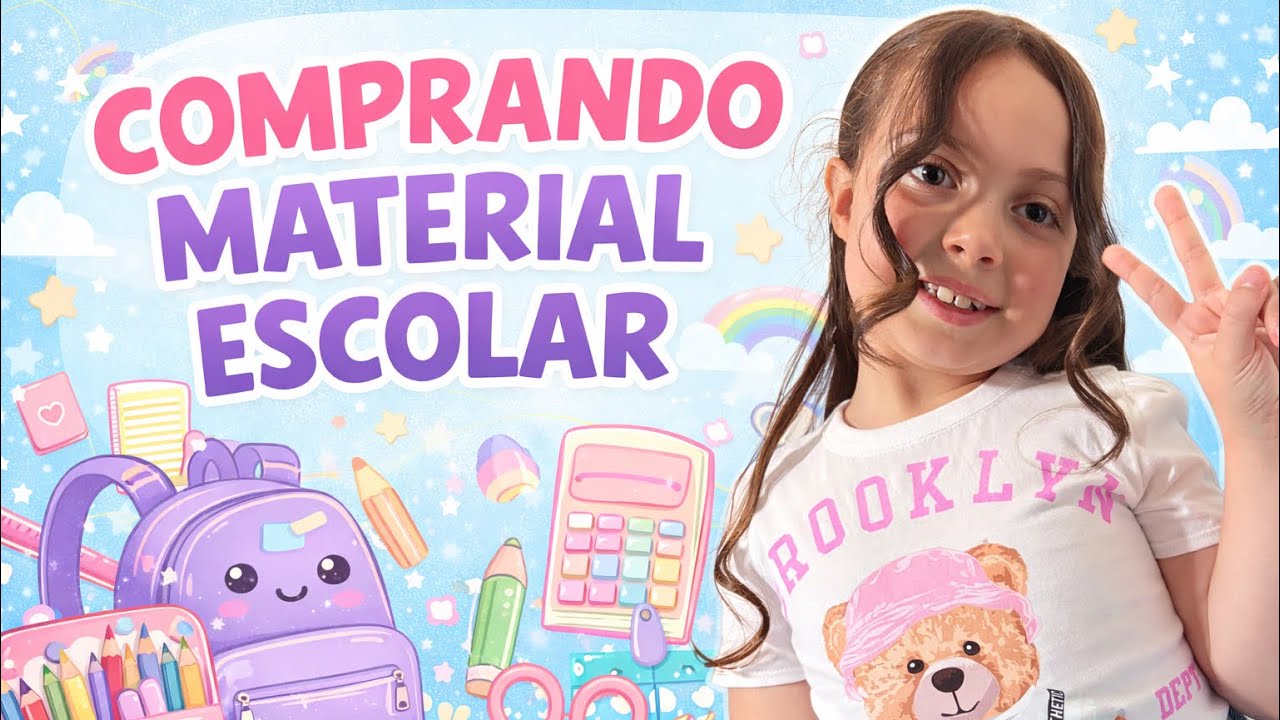 🛍️ Comprando Material Escolar | Volta às Aulas ✏️📚