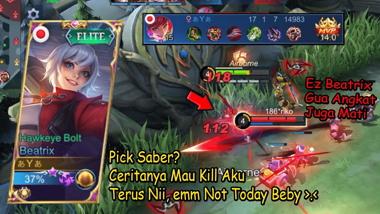 MM Makanan Saber? emm belum tentu :) Main Dereded,Sniper Damage Nya uwuu