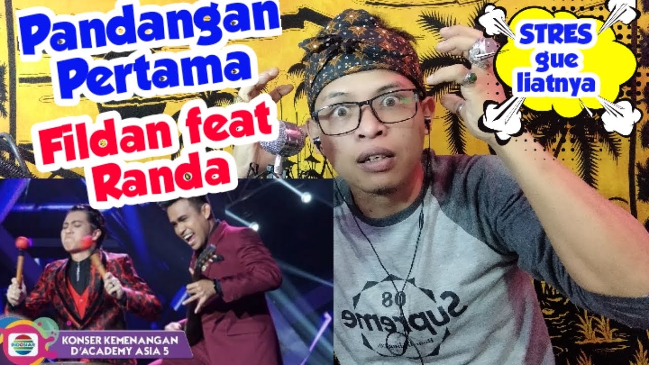 Fildan feat Randa - Pandangan Pertama || Amazing REACTION || D'Academy Asia 5
