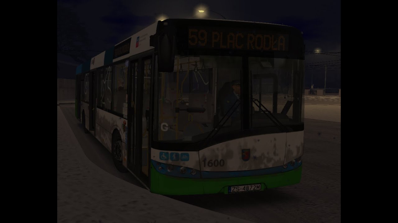 OMSI 2: Fikcyjny Szczecin - Solaris Urbino 12 III #1600 Linia 59