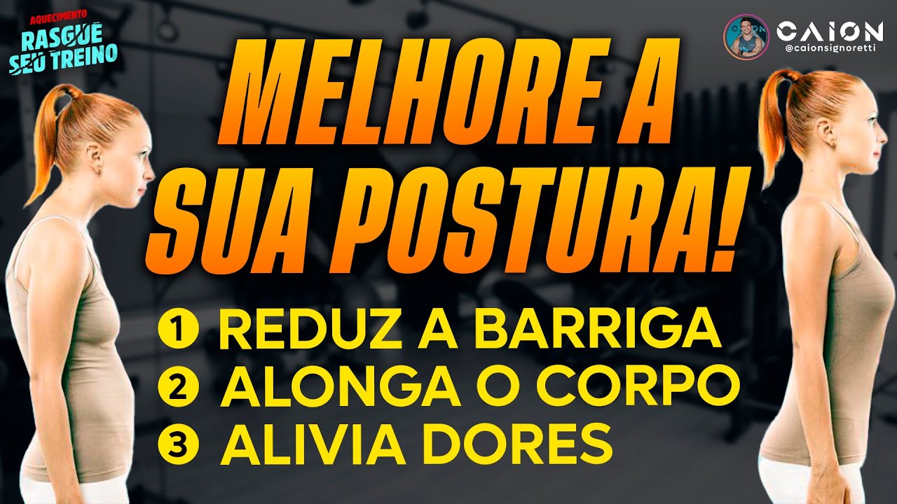 Os melhores alongamentos e técnicas para corrigir postura