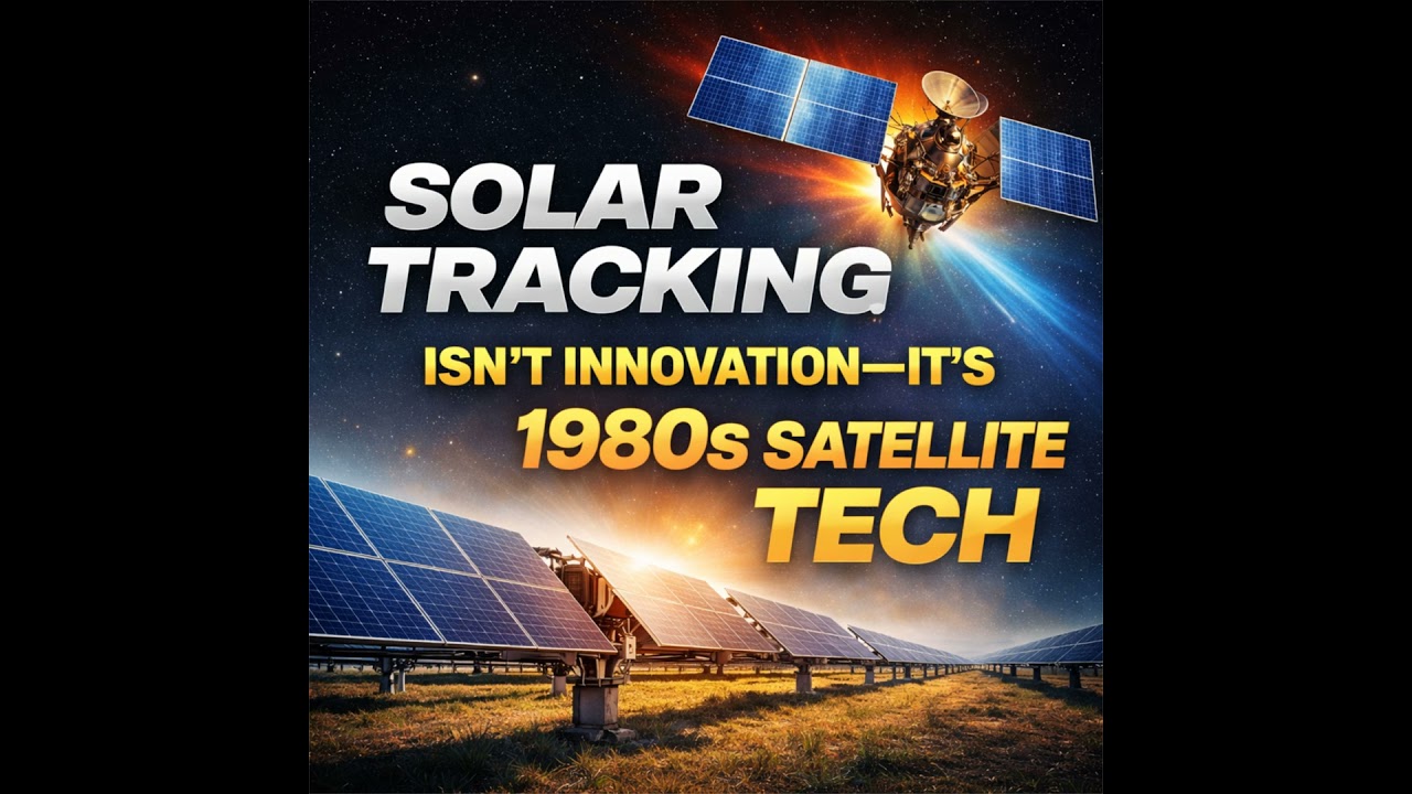 Solar Tracking Isn’t Innovation — It’s 1980s Satellite Tech