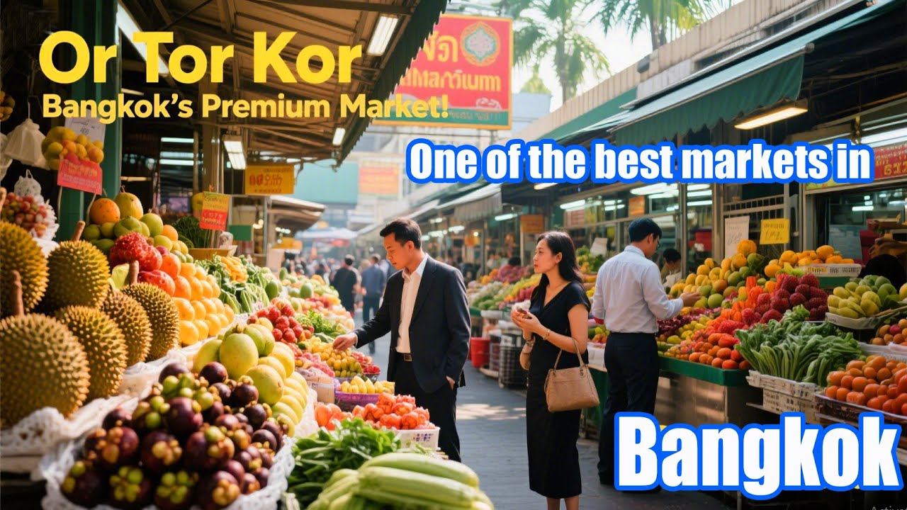 Why Do Thailand’s Rich Shop Here? | Or Tor Kor Market Bangkok