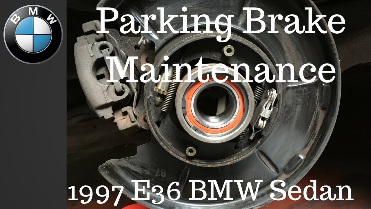 BMW E36 E46 Parking Break (eBrake) Adjustment & Maintenance