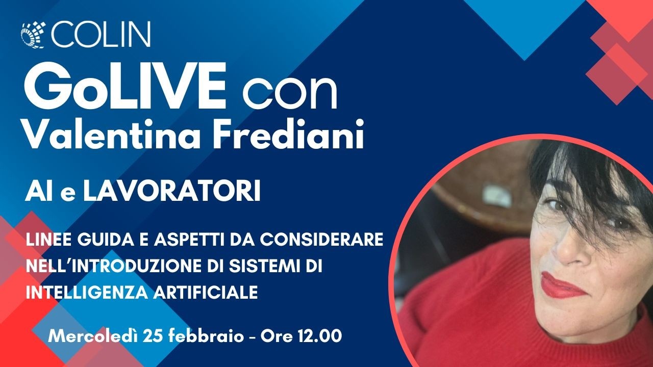 AI e lavoratori: le Linee guida - Avv. Valentina Frediani