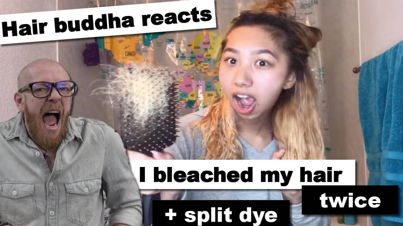 She BLEACHED Her Hair TWICE and KILLED It! Hairdresser Reacts to Shocking Fail!
