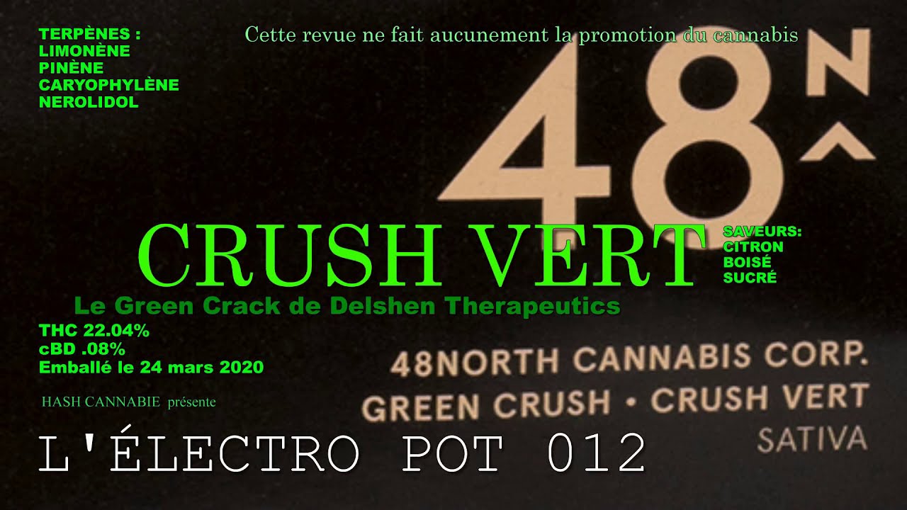 &Ocirc; C &Agrave; CAUSE DE SNOOP DOOG CRUSH VERT! - GREEN KUSH DE 48 NORTH - L'&Eacute;LECTRO POT 012