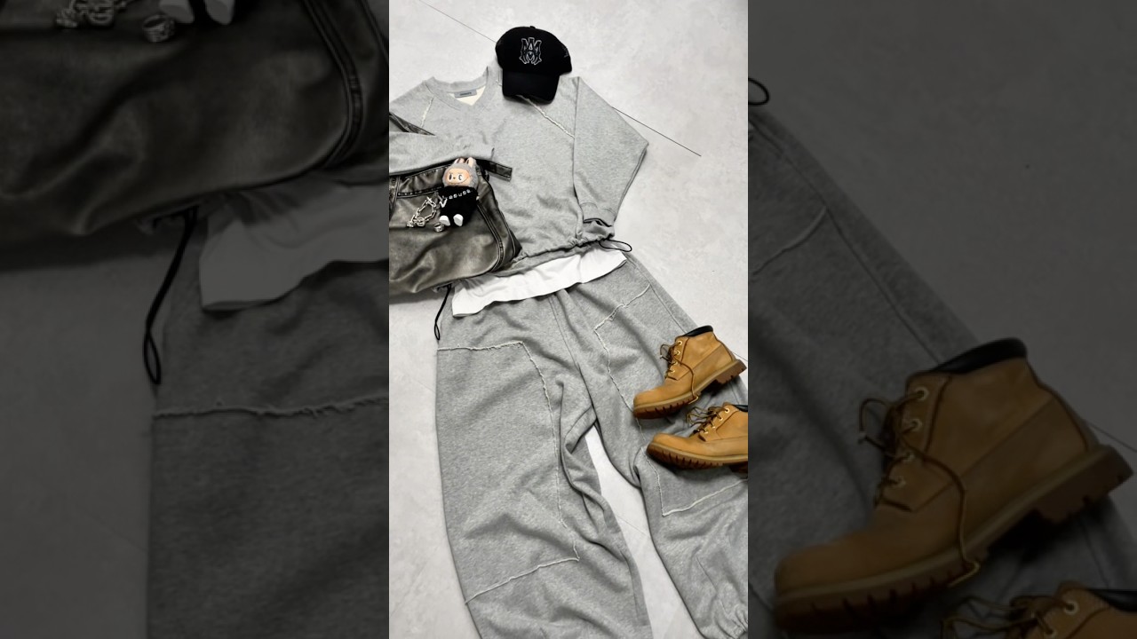 9/25〜発売のスウェットセットアップコーデ👀#メンズファッション #zozotown #秋コーデ #秋服 #スウェット #セットアップ