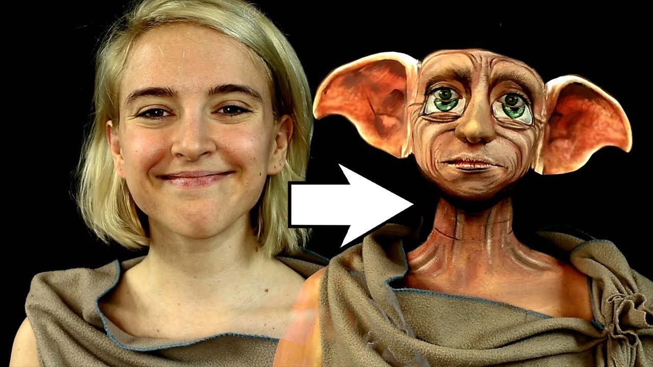 DOBBY Makeup Transformation (Harry Potter) ft. Jody Steel