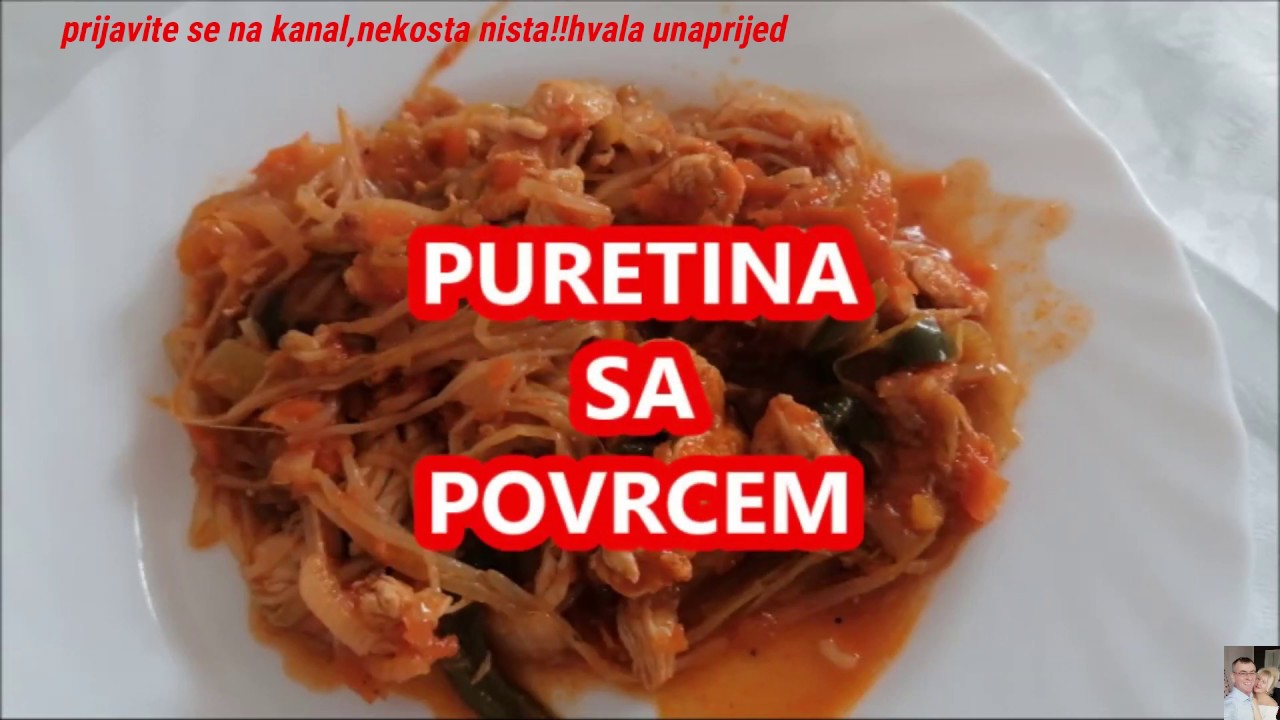 Puretina dinstana u povrcu,recept-Truthahn in Gem&uuml;se,Rezept