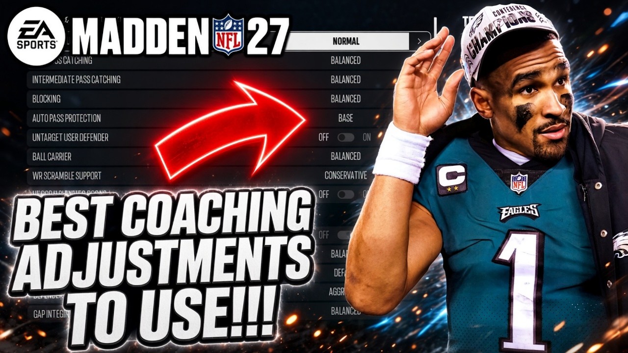 ЛУЧШИЕ ТРЕНЕРСКИЕ НАСТРОЙКИ И ПАРАМЕТРЫ ДЛЯ MADDEN 27!!!