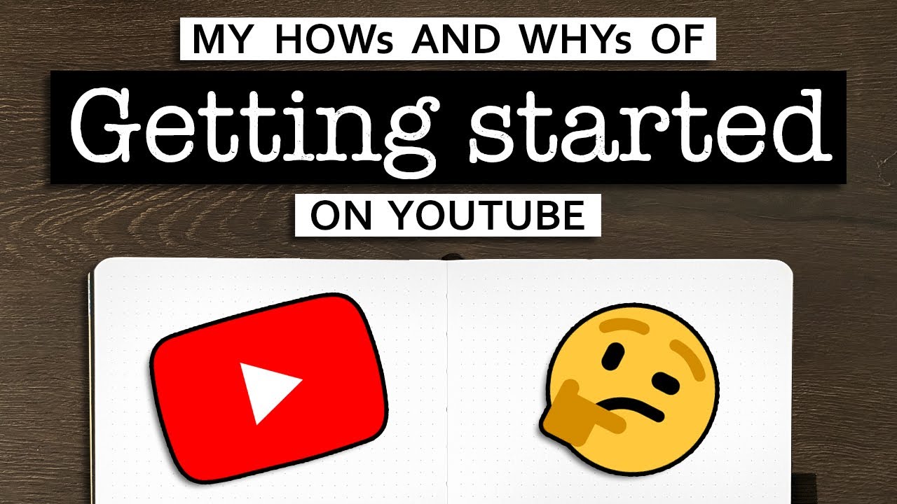 HOW I GOT STARTED ON YOUTUBE 💜 Starting a bullet journal YouTube channel ft. footage of my 1st video