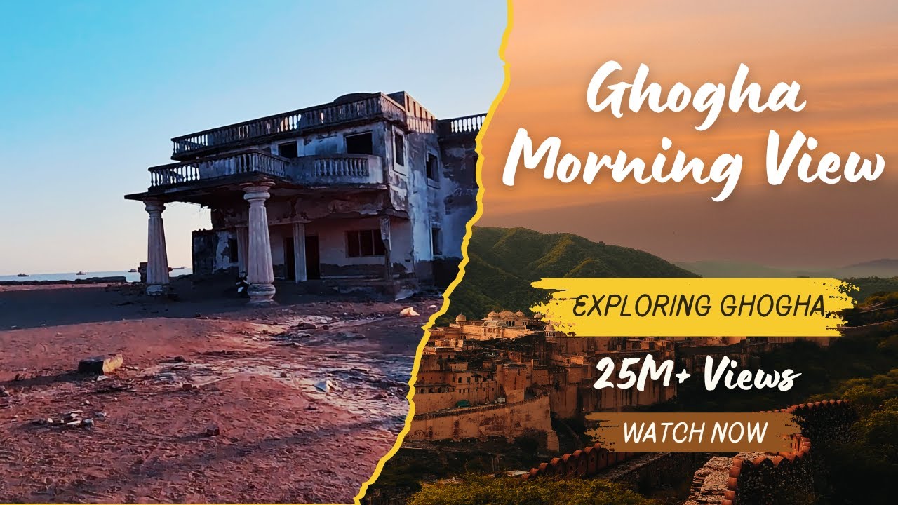 Driving at Ghogha, Morning Drive with Bike, 4K Ghogha Tour