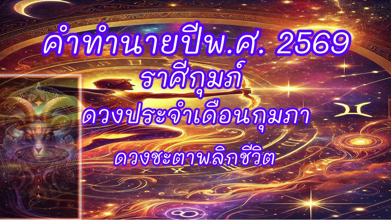 คำทำนาย ราศีกุมภ์ เดือนกุมภาพันธ์ปีพ.ศ. 2569 ดวงชะตาพลิกชีวิตเปลี่ยน #ดูดวง￼