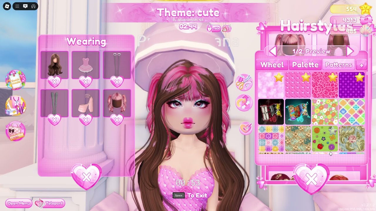 TRYING TO WIN DRESSED IN ALL PINK IN DRESSED TO IMPRESS
