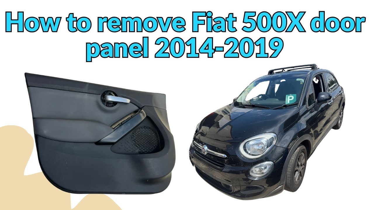 Как снять дверную панель Fiat 500X 2014-2019